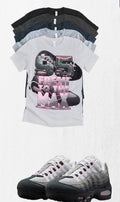 Max 95 Matching T-Shirt – Custom Sneaker Match Tee – Pink Foam 95 Outfit Shirt – Unisex Streetwear