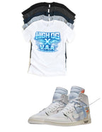 Virgil Ablogh VAA Jordan 1 High x OG Retro Matching T-Shirt – OG Alaska Sneaker Match Tee – Jordan 1 Outfit Shirt – Unisex Streetwear