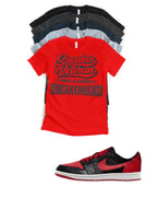 Jordan 1 Lo Banned OG Retro Sneaker Veteran– OG Sneakerhead Match Tee – Jordan 1 Outfit Shirt – Unisex Streetwear
