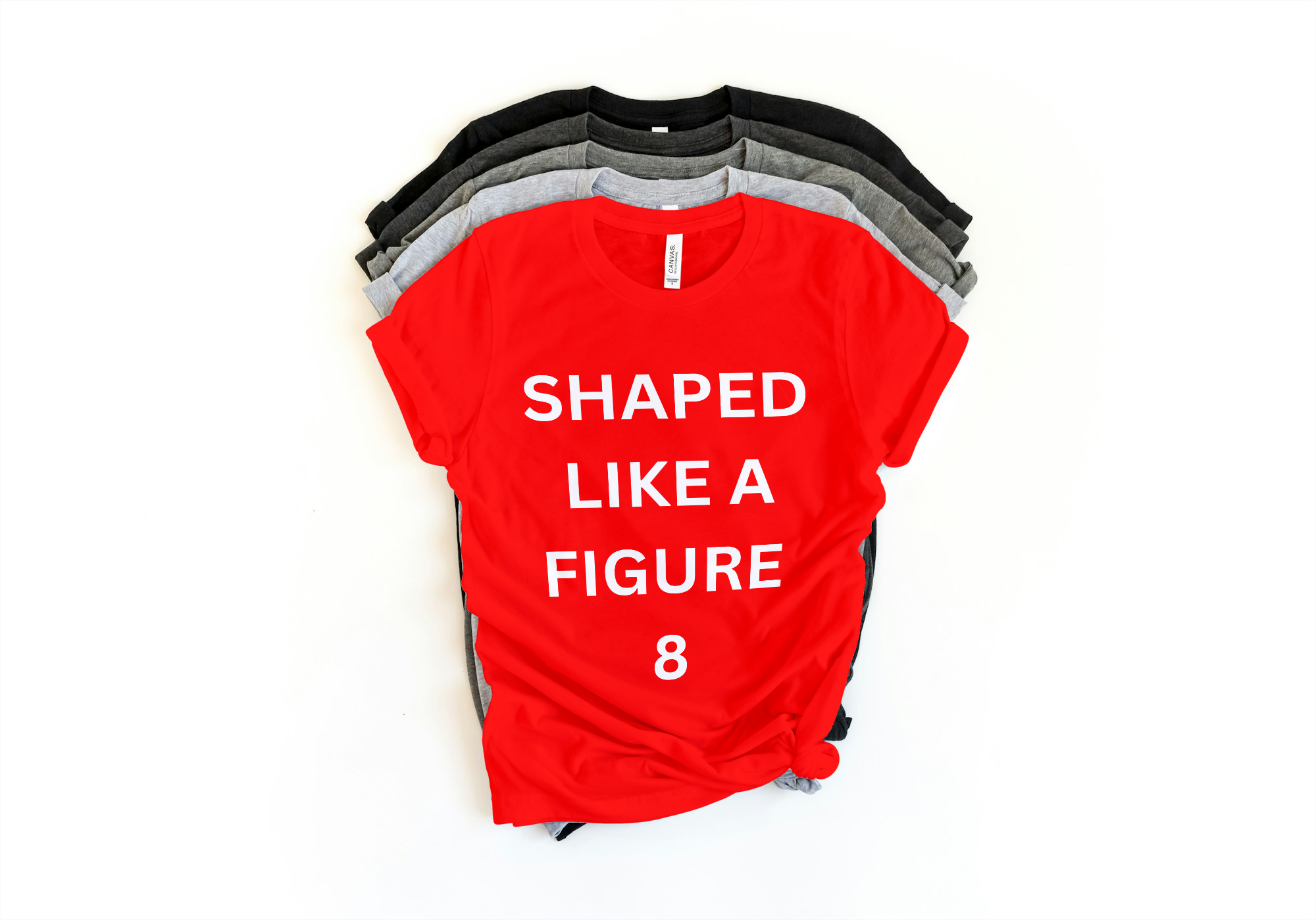 Shaped Like a Figure 8 Tee - Body Positive Confidence | Lavish Crafts