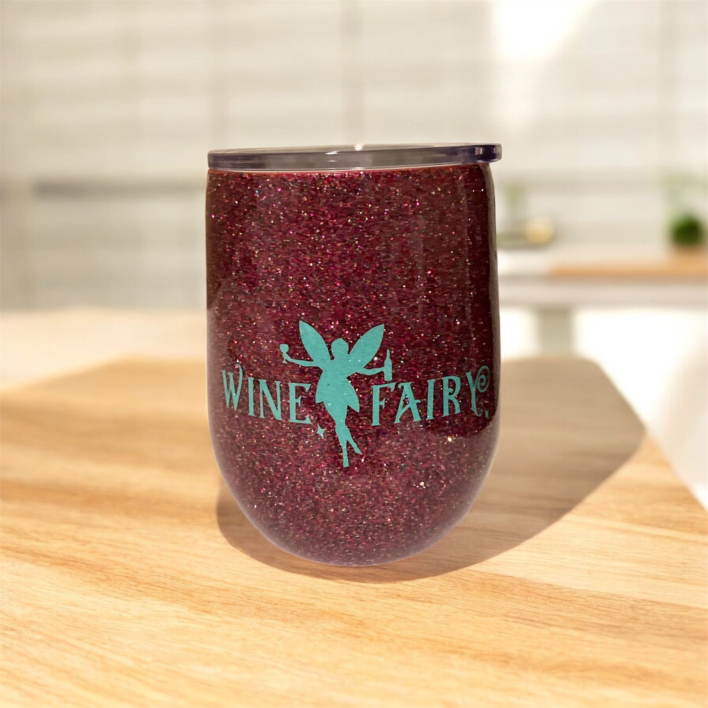 Wine Fairy Epoxy Tumbler – Magical Wine Lover Stainless Steel Cup