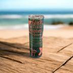 Beach and Martini skinny Tumbler