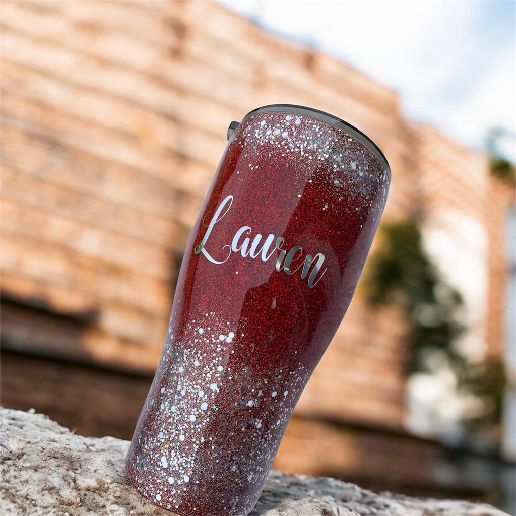 Custom Glitter Tumbler