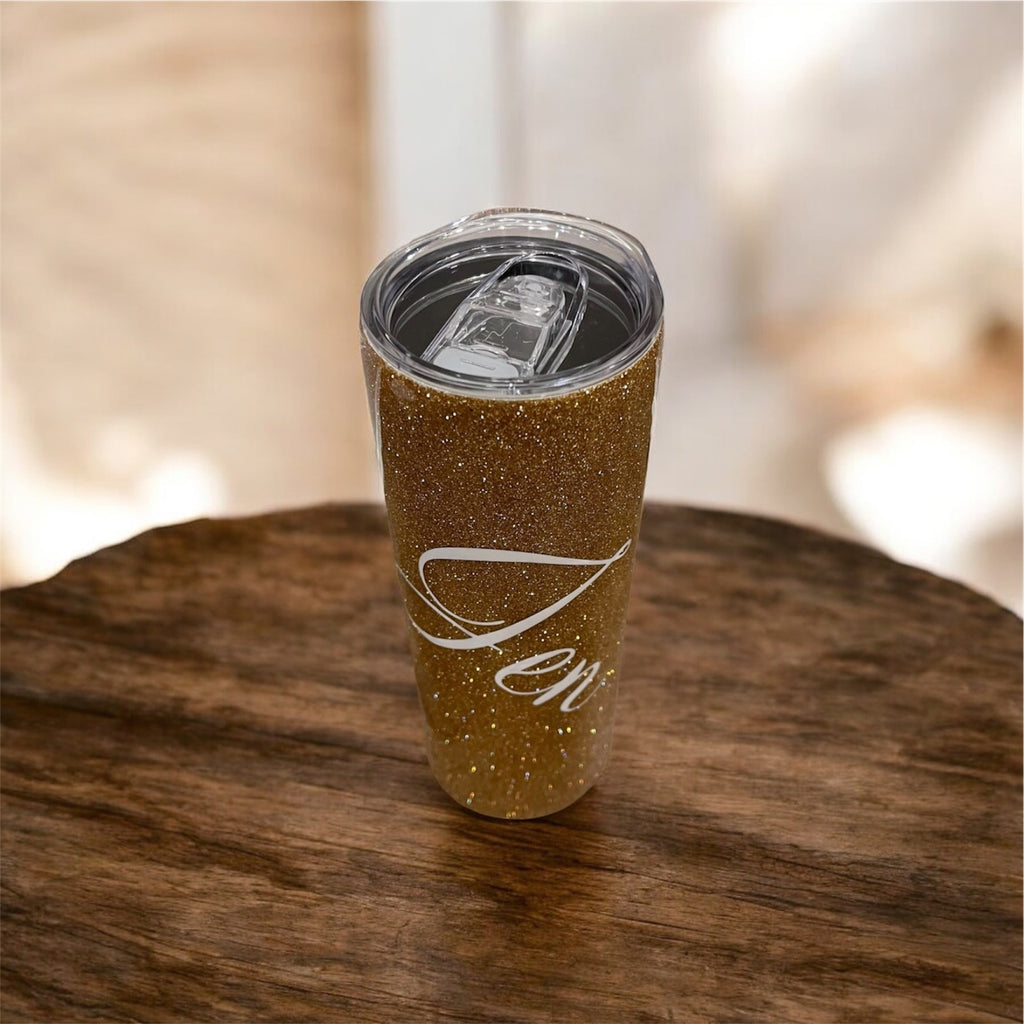 Custom Glitter Tumbler