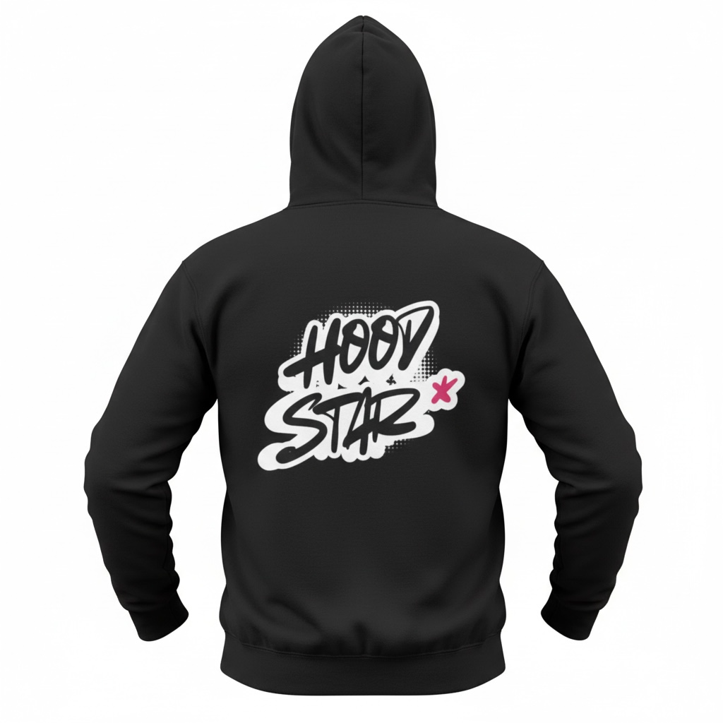 Hood Star Hoodie - Streetwear Pride & Hustle | Lavish Crafts