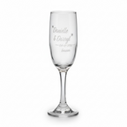 Traditional Engraved Champagne Flute-set of two