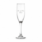Traditional Engraved Champagne Flute-set of two