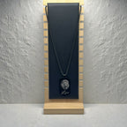 Gun Metal Steel Zodiac Dog Tag Necklace – Minimalist Astrology Jewelry