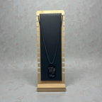 Gun Metal Steel Zodiac Dog Tag Necklace – Minimalist Astrology Jewelry