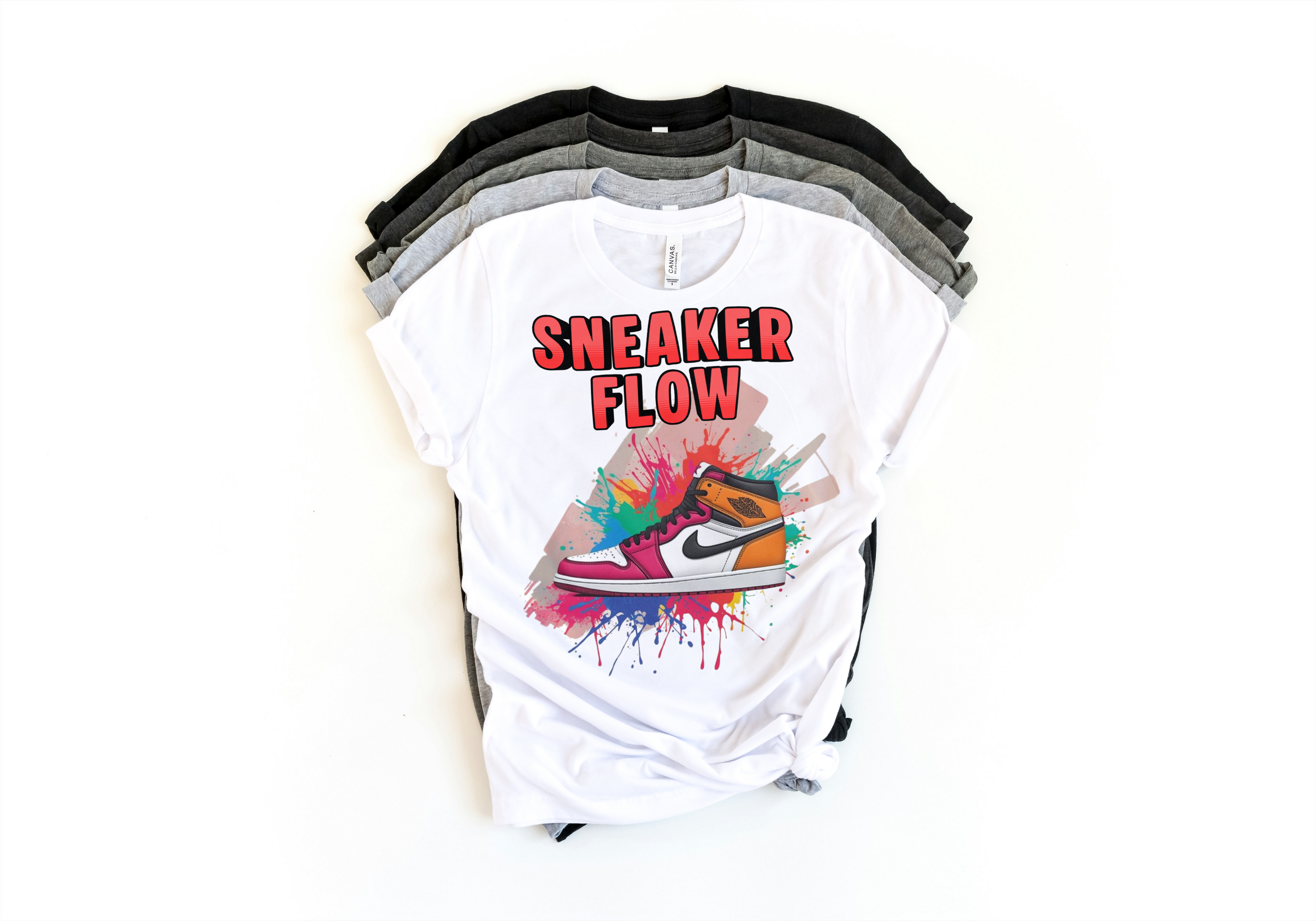 Jordan 1 Retro Splash Sneaker Match T-Shirt