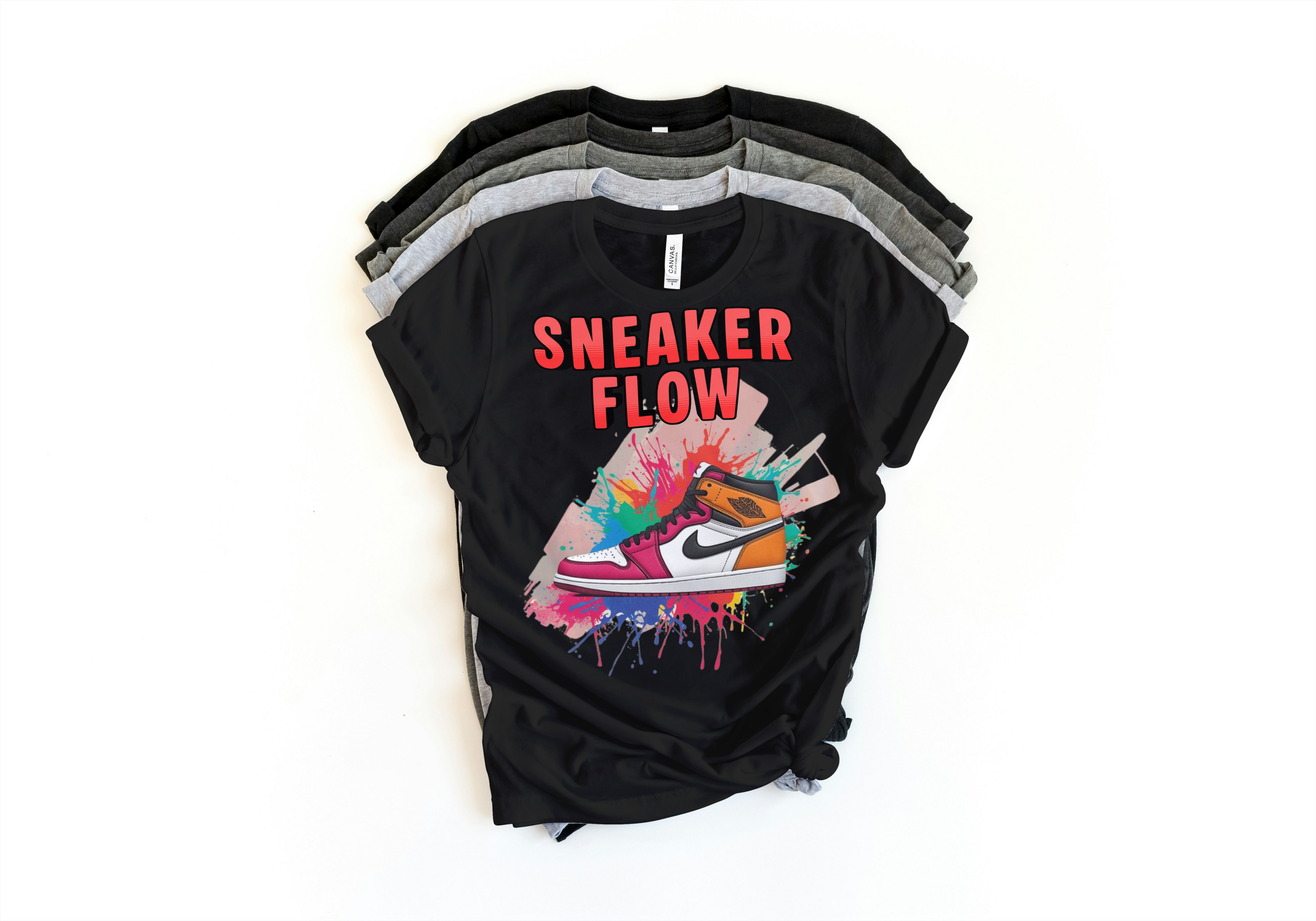 Jordan 1 Retro Splash Sneaker Match T-Shirt
