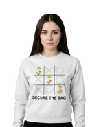 Secure the Bag Tic Tac Toe Sweatshirt - Money Motivation | Lavish Crafts