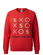 Secure the Bag Tic Tac Toe Sweatshirt - Money Motivation | Lavish Crafts
