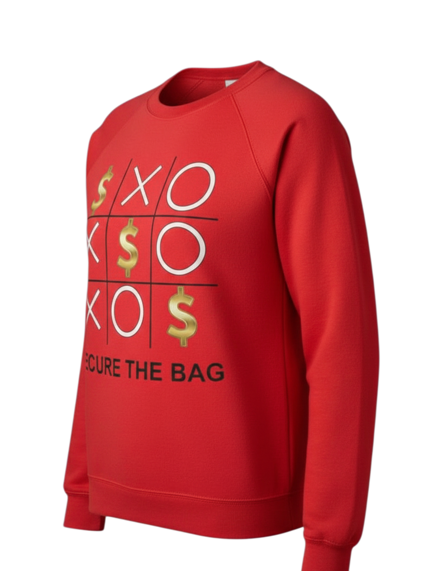 Secure the Bag Tic Tac Toe Sweatshirt - Money Motivation | Lavish Crafts