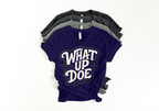 Ladies V-Neck What Up Doe T-Shirt – Detroit Tee – Outfit Shirt – Unisex Streetwear