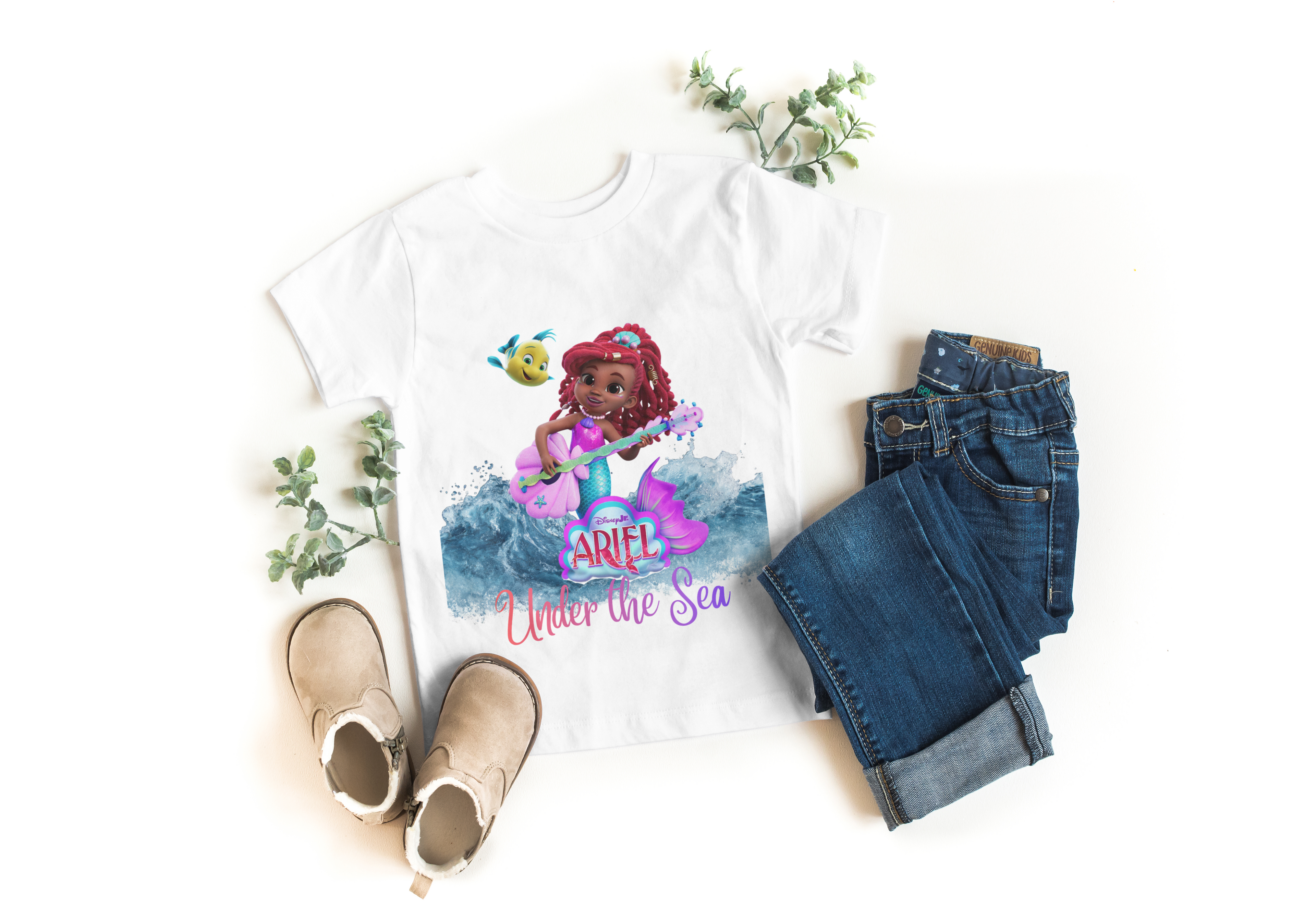 Under the Sea Mermaid-Inspired Graphic T-Shirt - Kids & Girls | Lavish Crafts