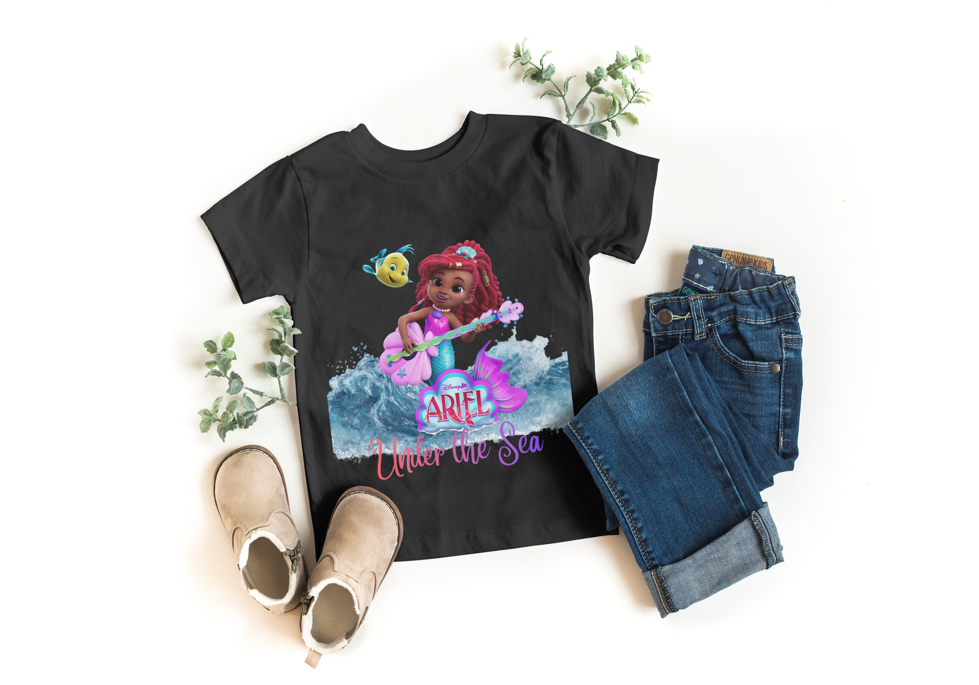 Under the Sea Mermaid-Inspired Graphic T-Shirt - Kids & Girls | Lavish Crafts