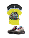 Max 95 BB OG Multi Greedy Fresh to the Max Retro Matching T-Shirt – Unisex Sneaker Tee