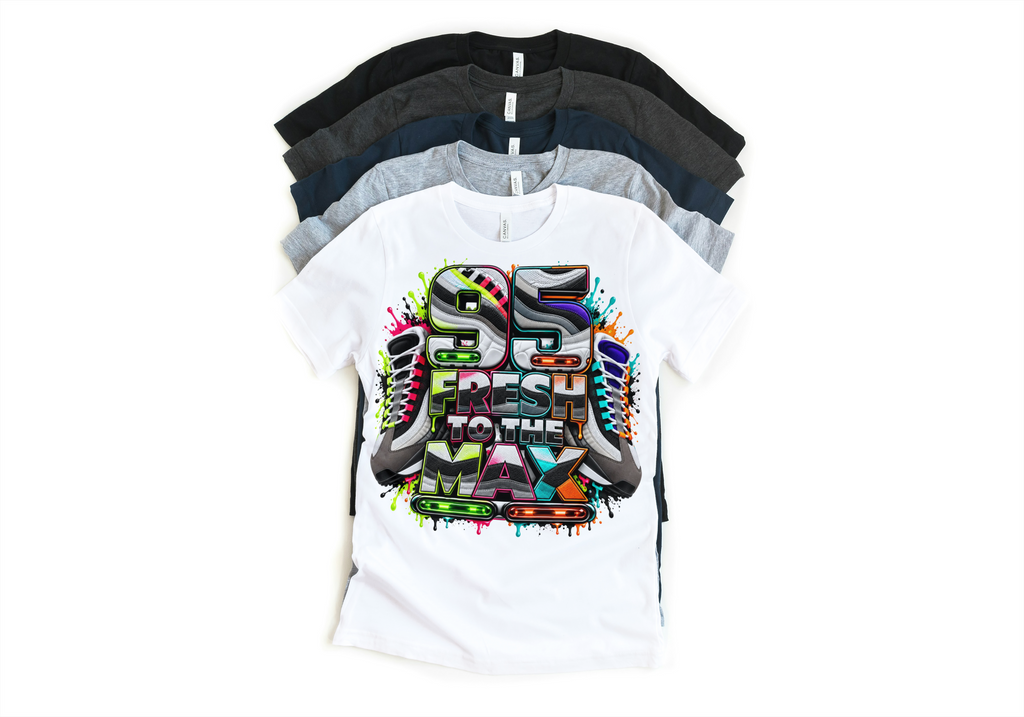 Max 95 BB OG Multi Greedy Fresh to the Max Retro Matching T-Shirt – Unisex Sneaker Tee