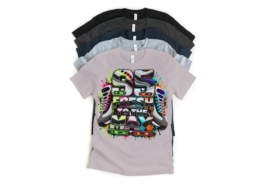 Max 95 BB OG Multi Greedy Fresh to the Max Retro Matching T-Shirt – Unisex Sneaker Tee