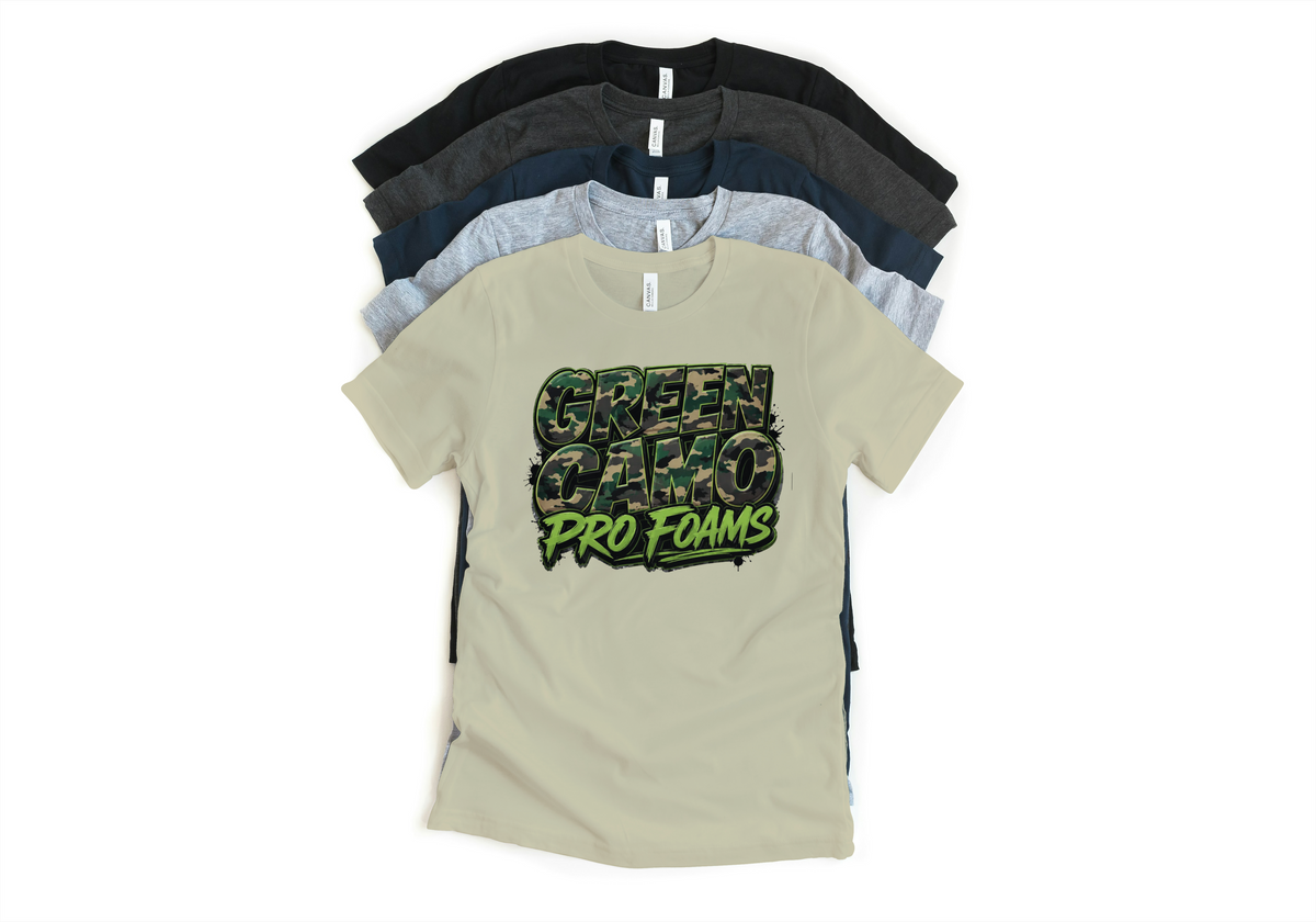 Pro Foams Penny Unisex T-Shirt – Foamposite Green Camo Matching Sneaker Tee