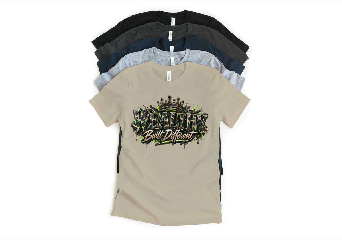 Penny Wealthy Unisex T-Shirt – Foamposite Green Camo Matching Sneaker Tee