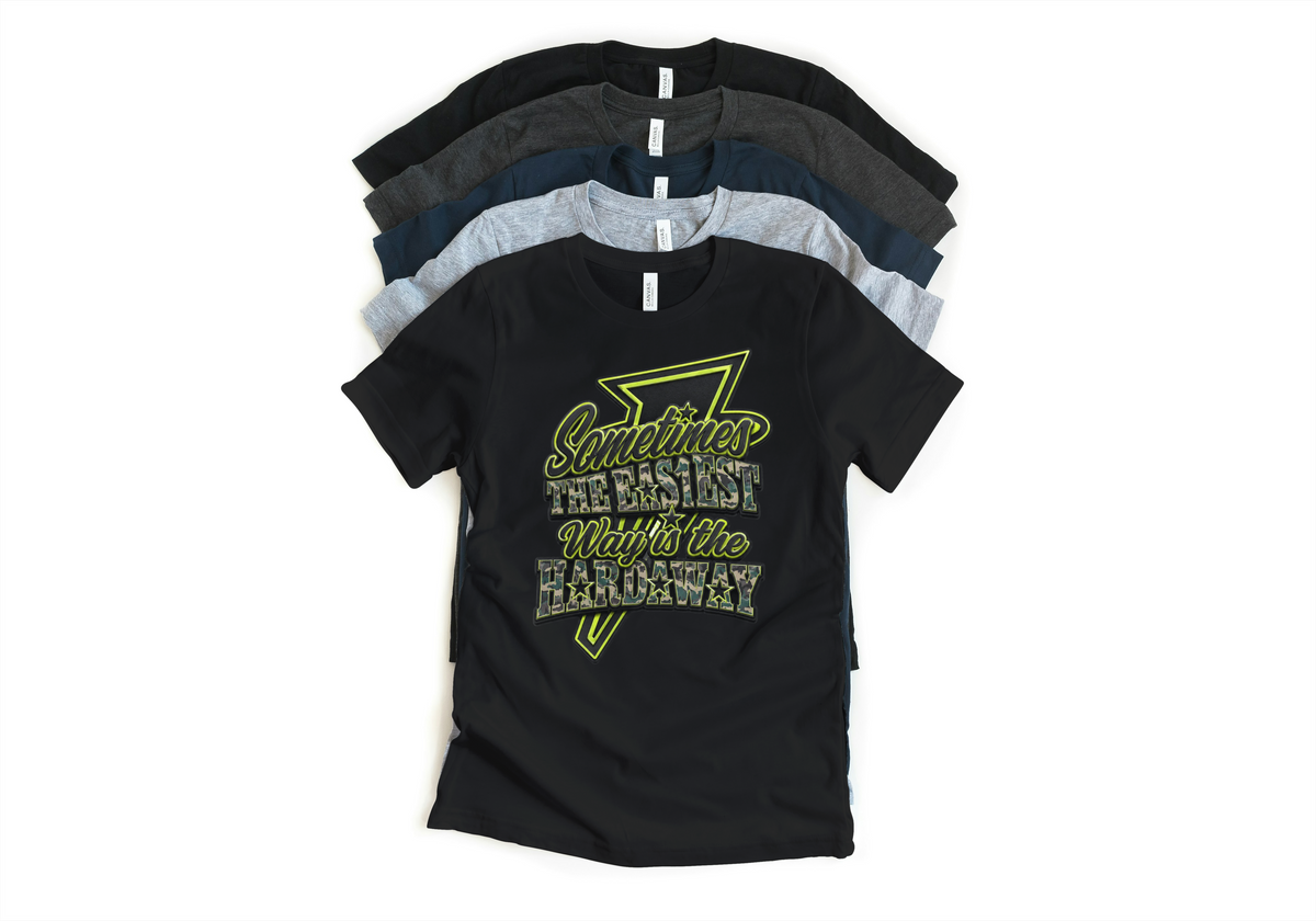 Penny Easiest Way Unisex T-Shirt – Foamposite Green Camo Matching Sneaker Tee