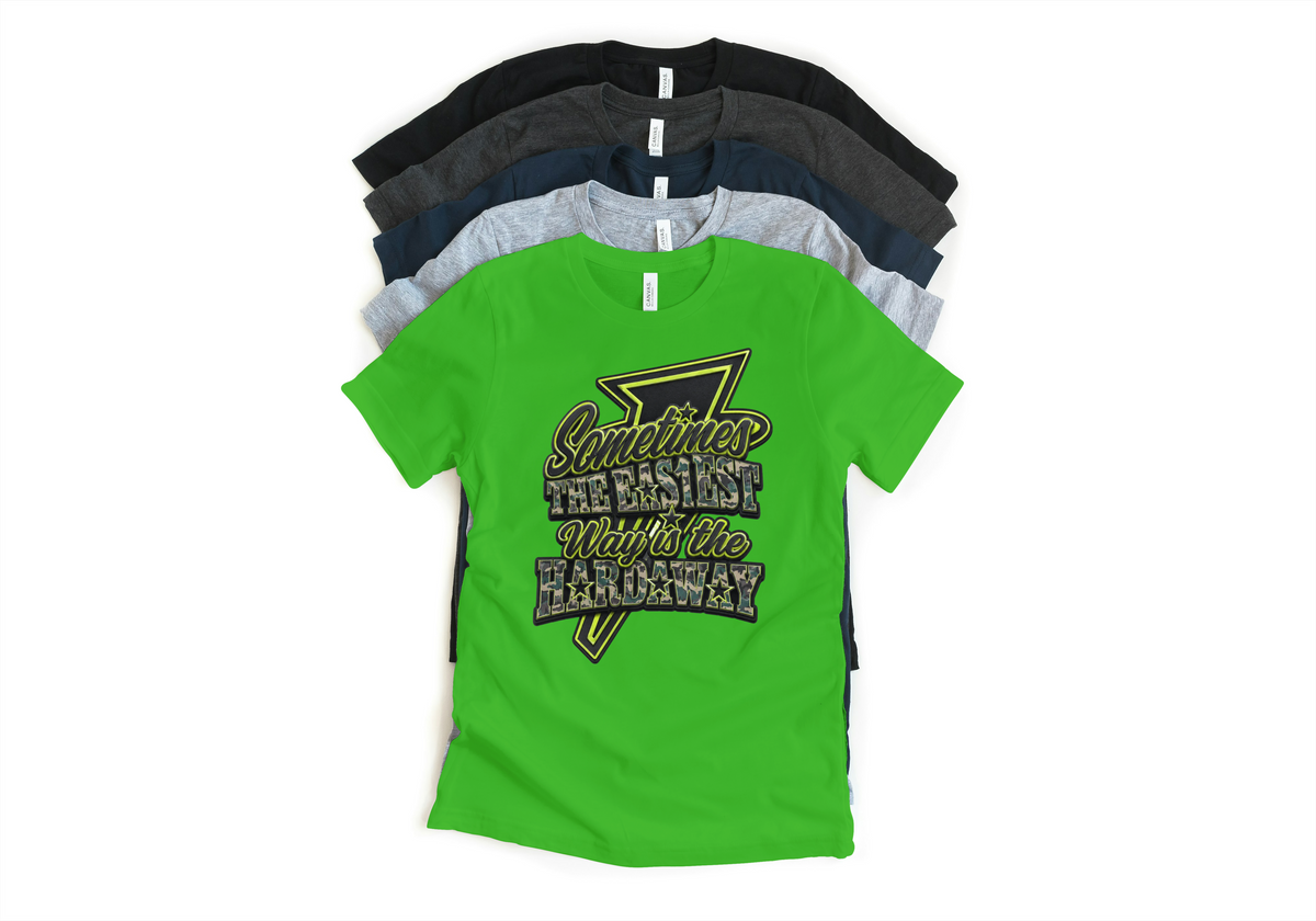 Penny Easiest Way Unisex T-Shirt – Foamposite Green Camo Matching Sneaker Tee