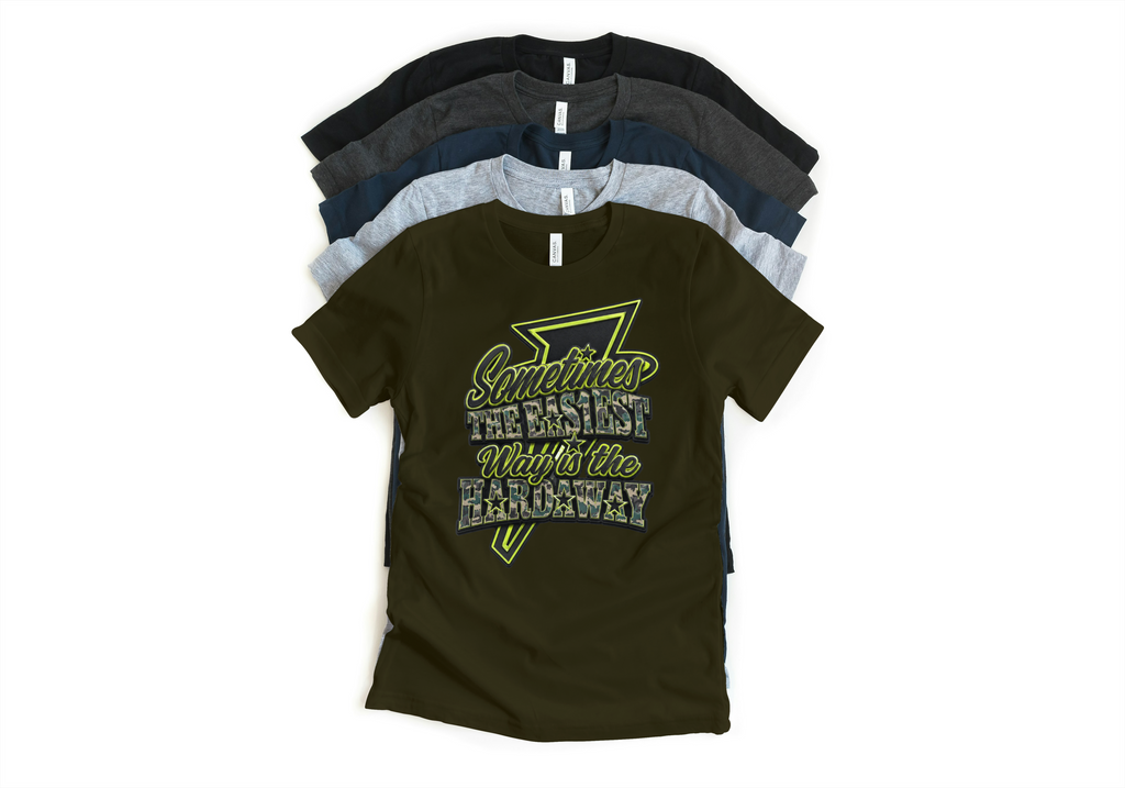 Penny Easiest Way Unisex T-Shirt – Foamposite Green Camo Matching Sneaker Tee