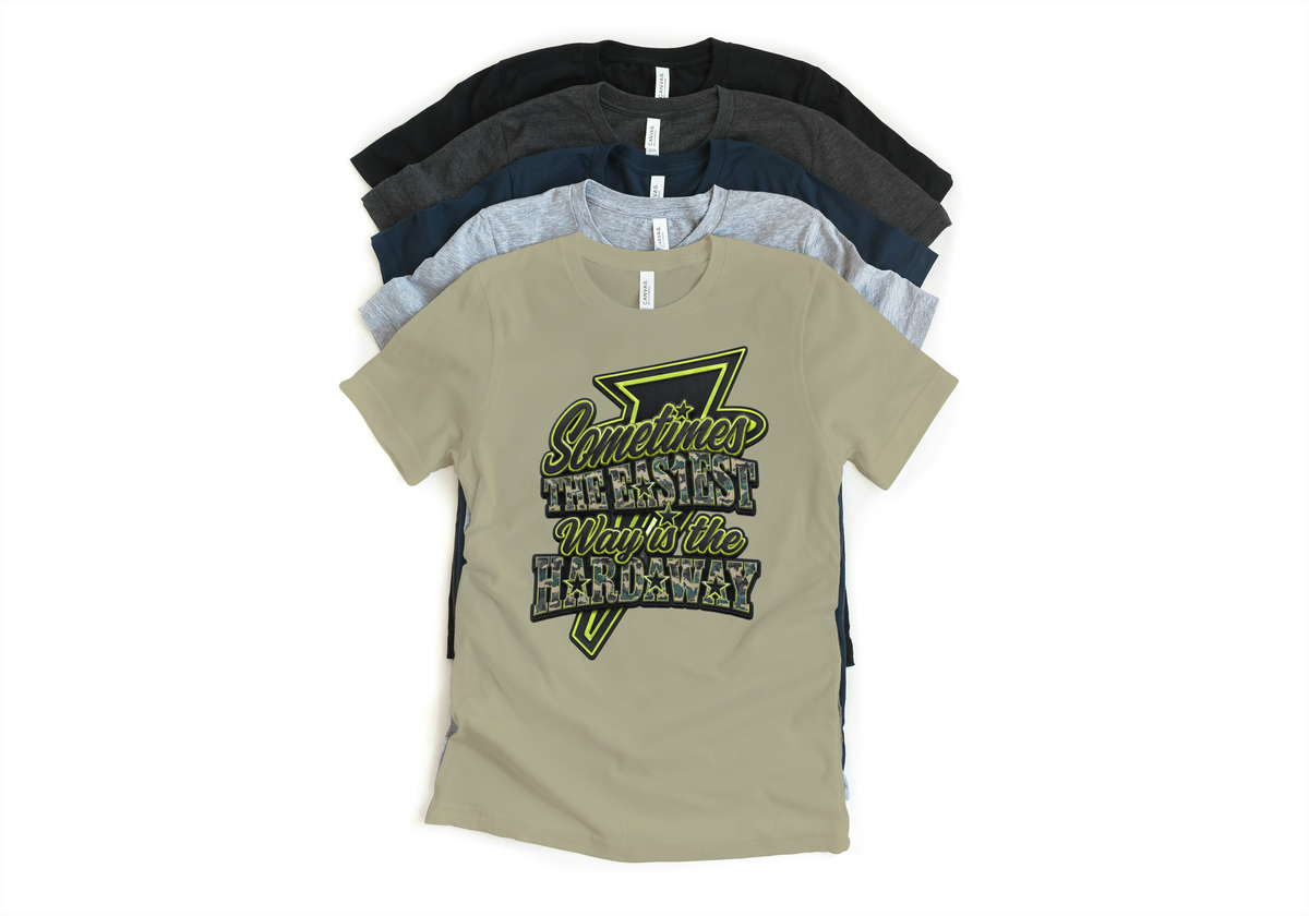 Penny Easiest Way Unisex T-Shirt – Foamposite Green Camo Matching Sneaker Tee