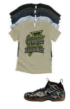 Penny Easiest Way Unisex T-Shirt – Foamposite Green Camo Matching Sneaker Tee