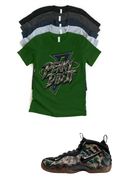 Penny Did It Unisex T-Shirt – Foamposite Green Camo Matching Sneaker Tee