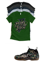 Penny Did It Unisex T-Shirt – Foamposite Green Camo Matching Sneaker Tee
