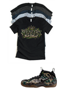 Penny Wealthy Unisex T-Shirt – Foamposite Green Camo Matching Sneaker Tee