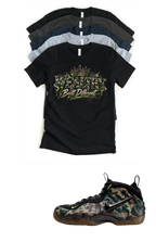 Penny Wealthy Unisex T-Shirt – Foamposite Green Camo Matching Sneaker Tee