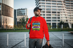 Clout Chasers Don’t Chase Dreams Graffiti Sweatshirt – Motivational Streetwear