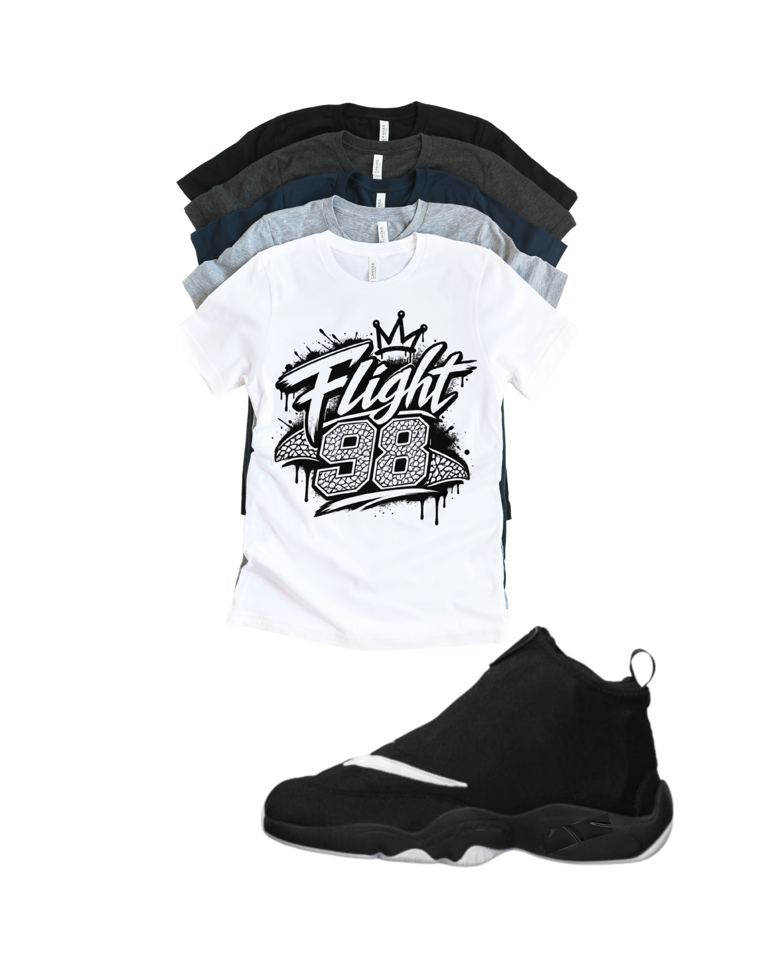 Gary Payton the Glove Flight 98 King matching T-shirt sneaker head tee