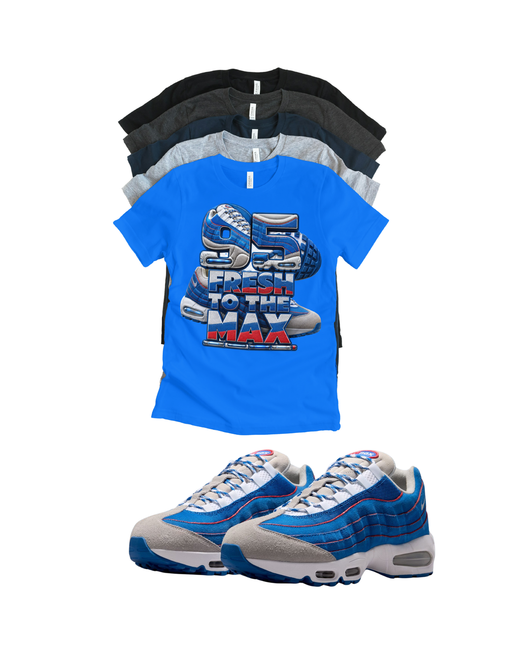 Max BB OG 95 Fresh to the Max Retro Matching T-Shirt – Unisex Sneaker Tee (Copy)