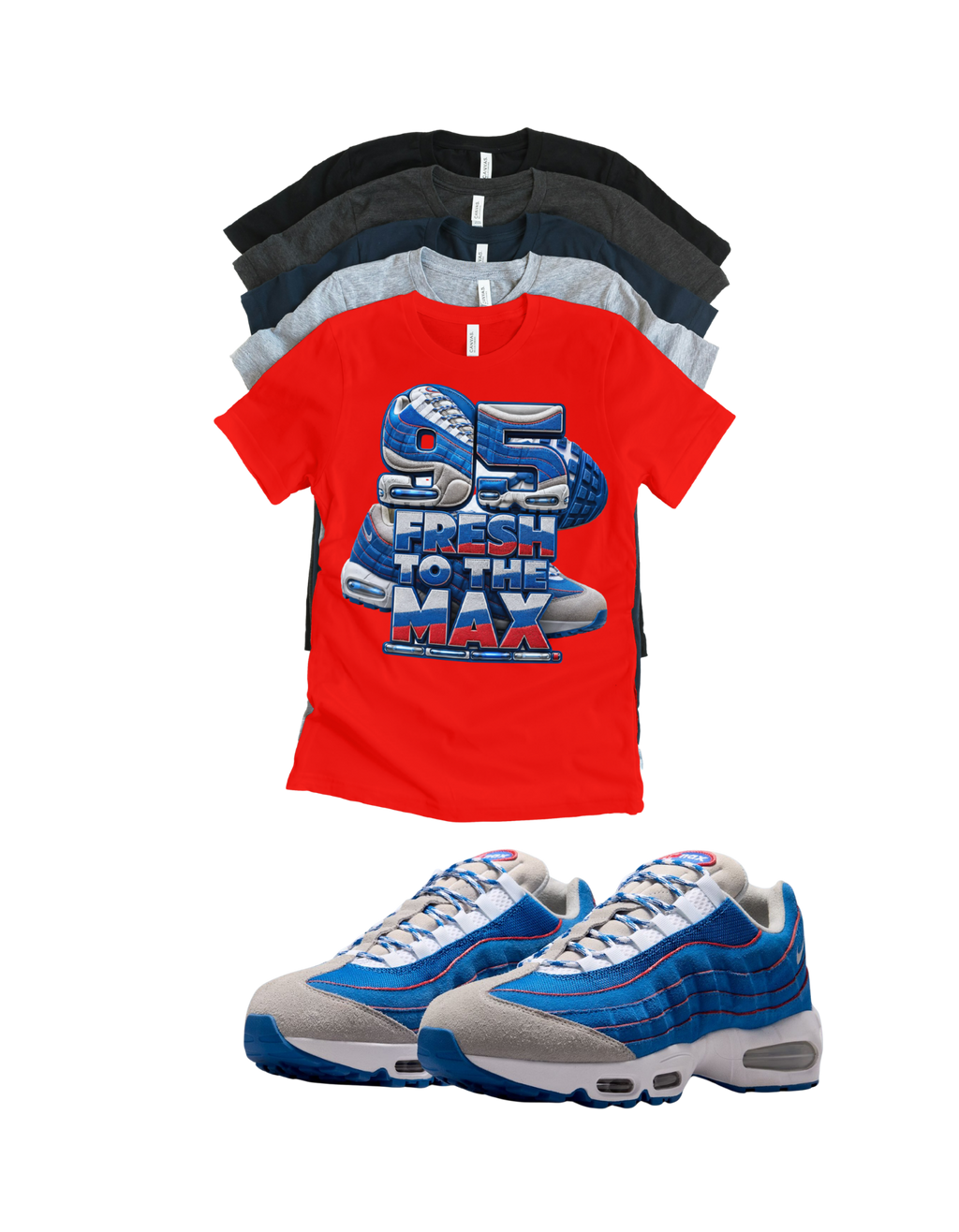 Max BB OG 95 Fresh to the Max Retro Matching T-Shirt – Unisex Sneaker Tee (Copy)