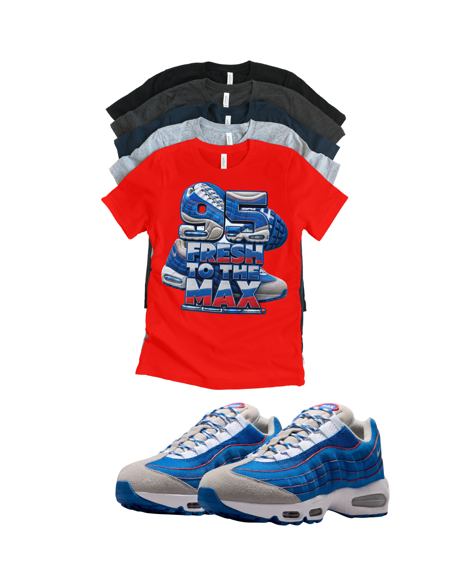 Max BB OG 95 Fresh to the Max Retro Matching T-Shirt – Unisex Sneaker Tee (Copy)