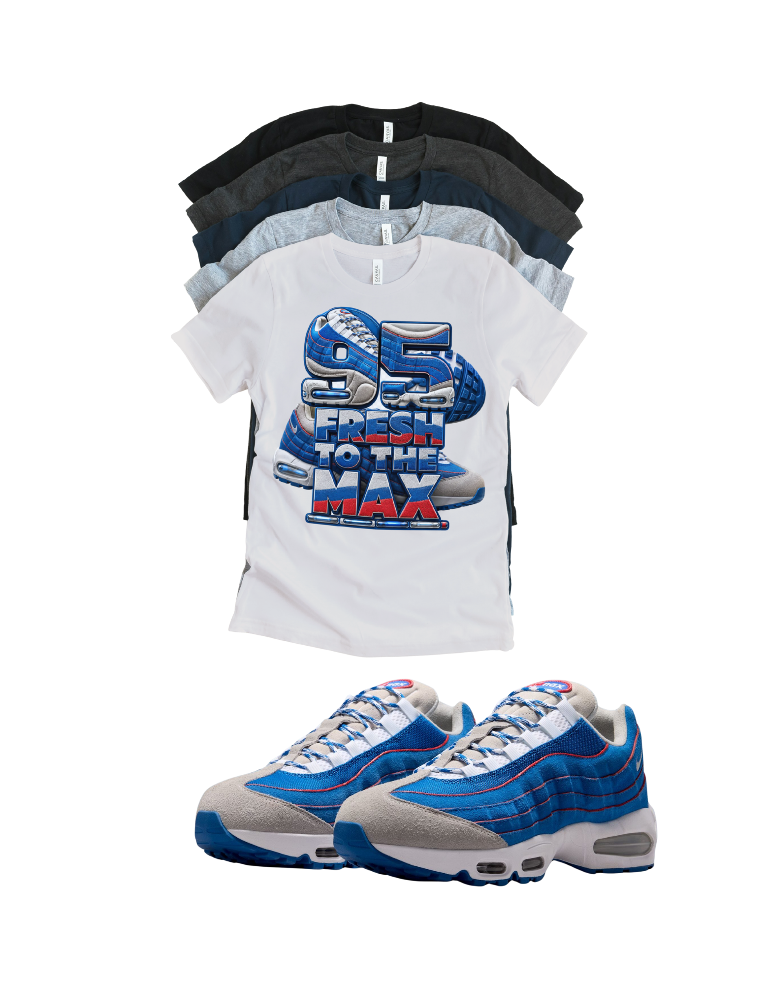 Max BB OG 95 Fresh to the Max Retro Matching T-Shirt – Unisex Sneaker Tee (Copy)
