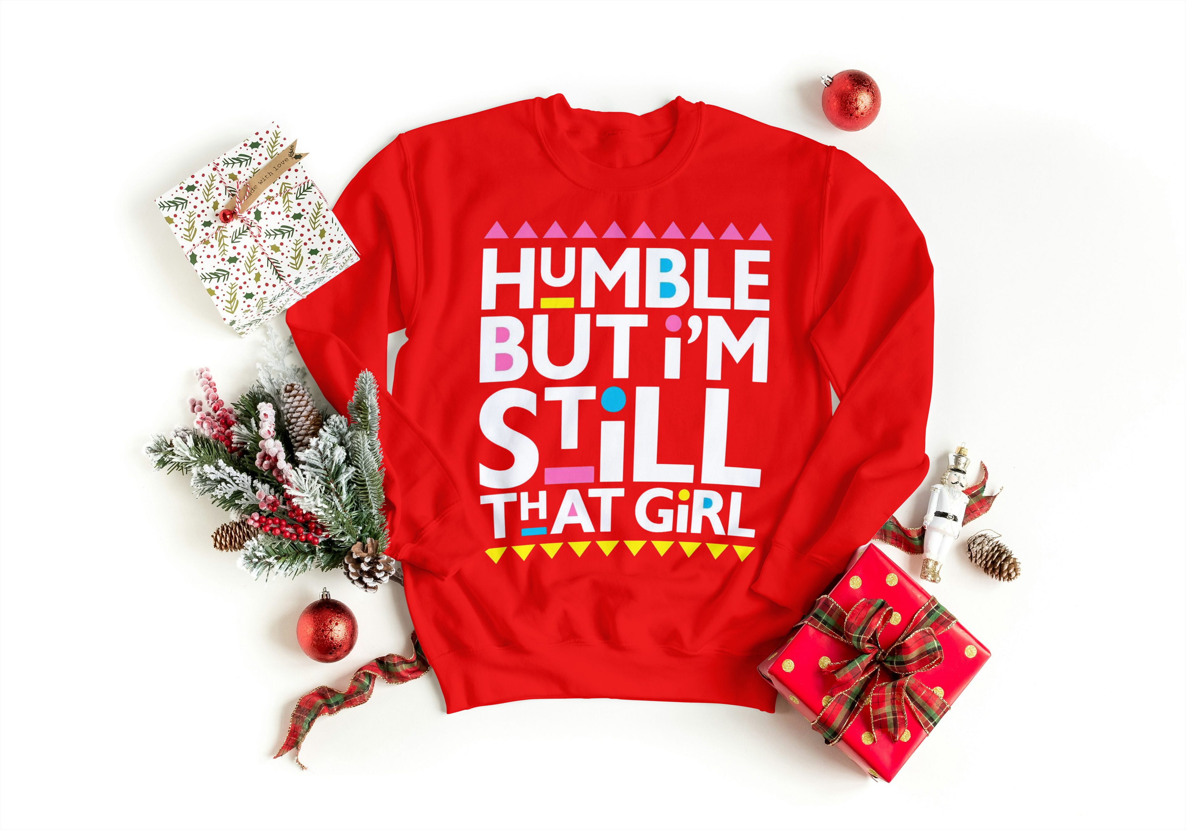Humble That Girl Sweatshirt - Empowering Streetwear | Lavish Crafts