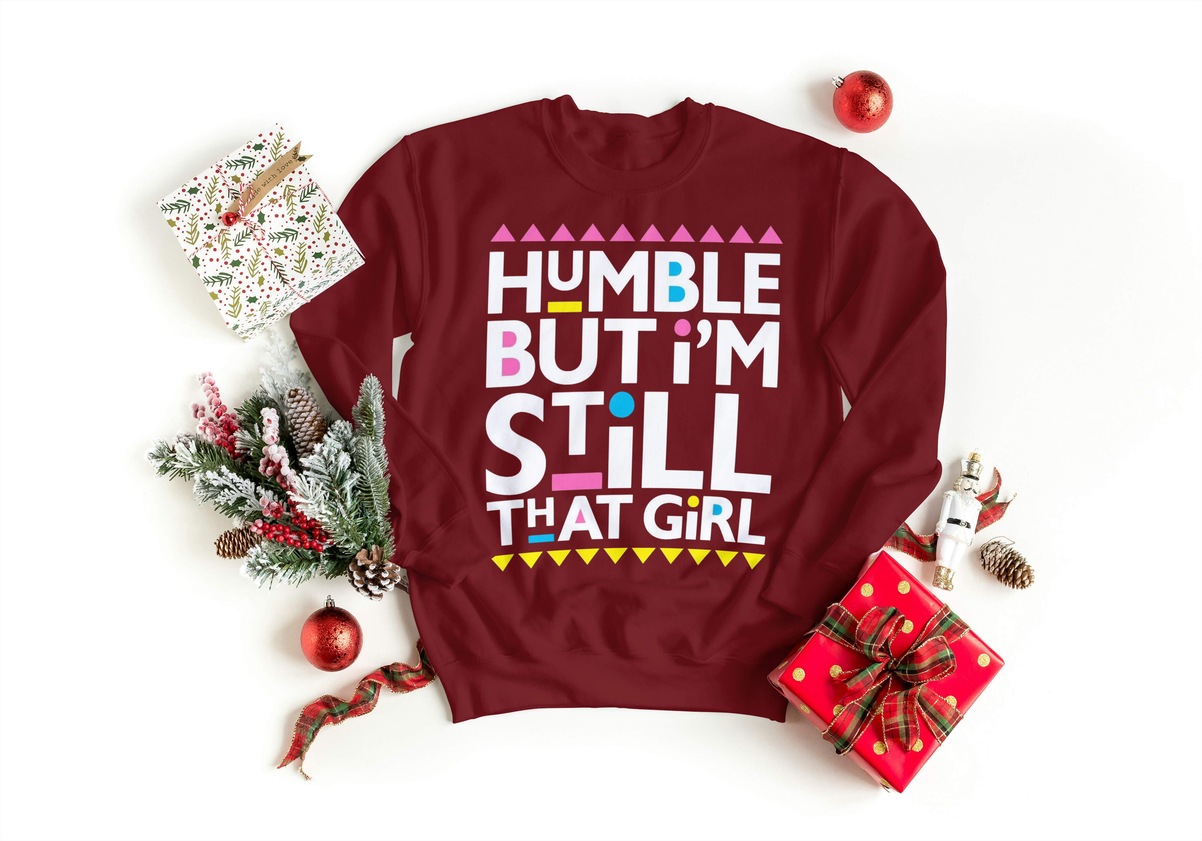 Humble That Girl Sweatshirt - Empowering Streetwear | Lavish Crafts
