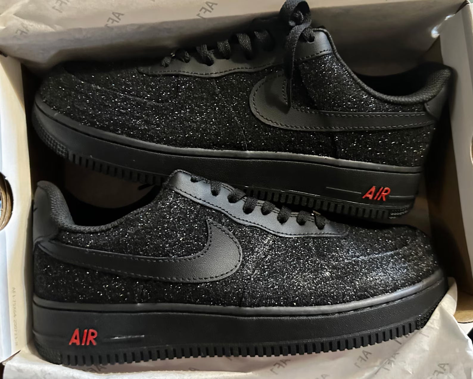 Glitter Air Force Ones
