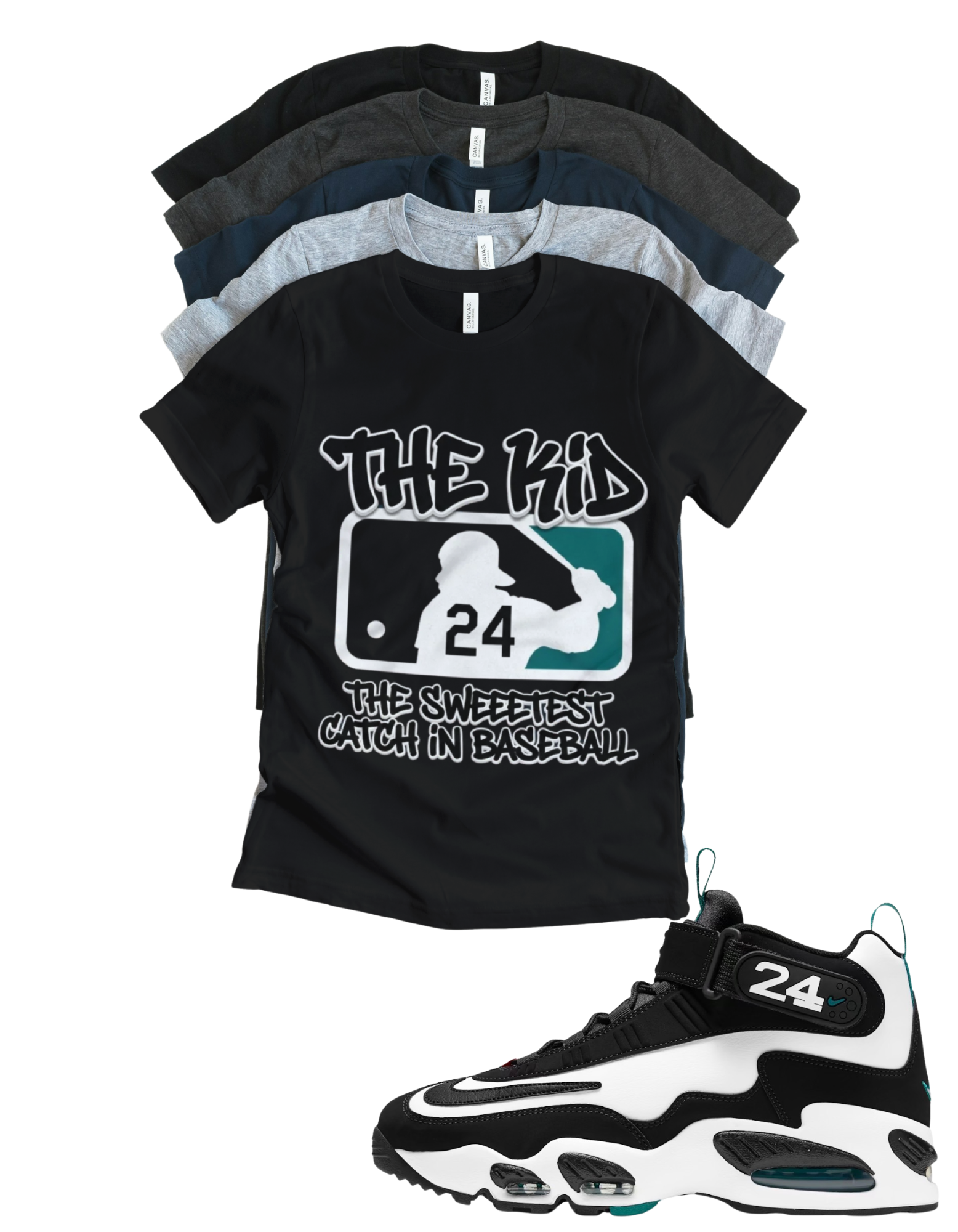 Griffey Max Sweetest Catch Matching T-Shirt – Unisex Sneaker Tee