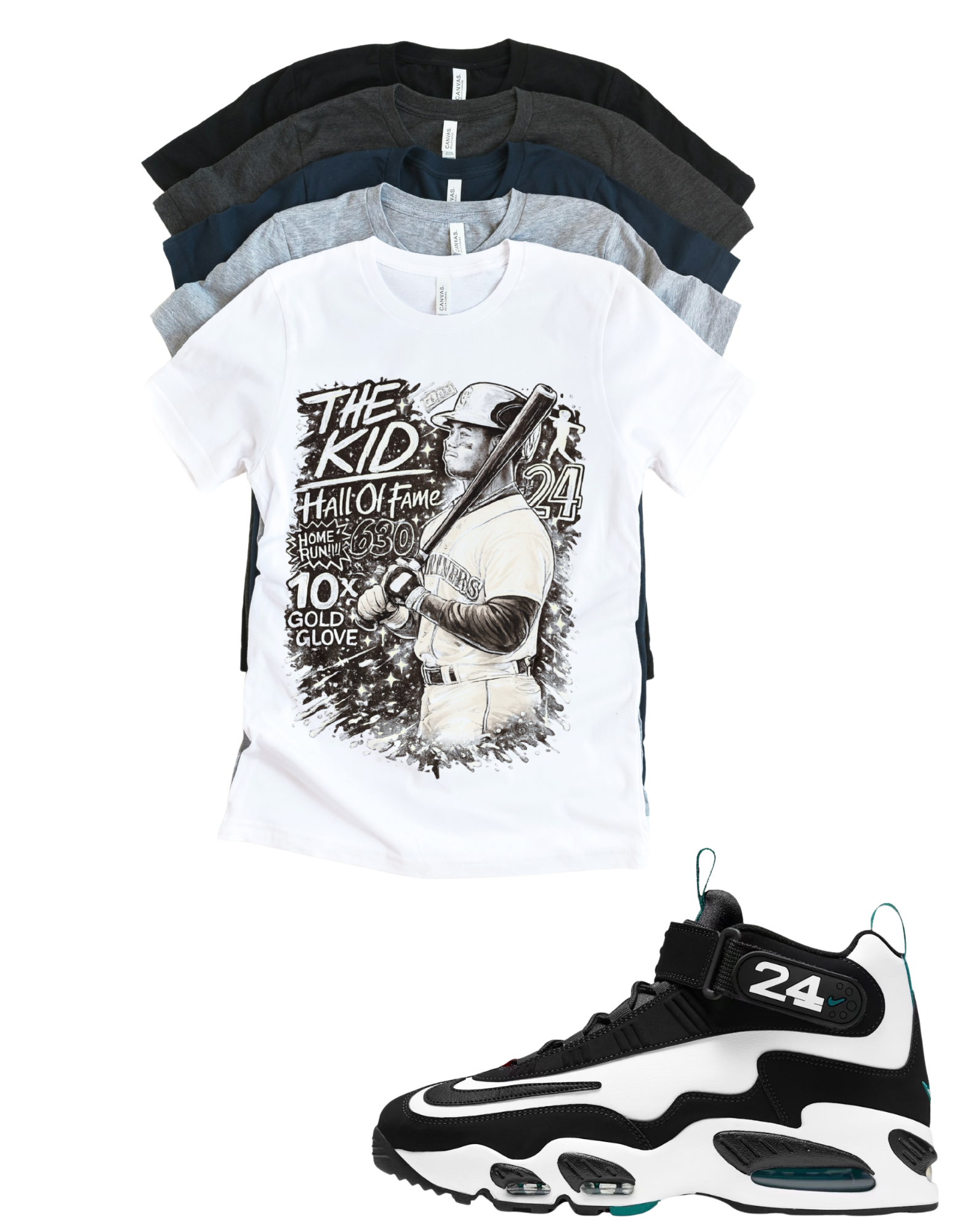 Griffey Max The Kid Matching T-Shirt – Unisex Sneaker Tee