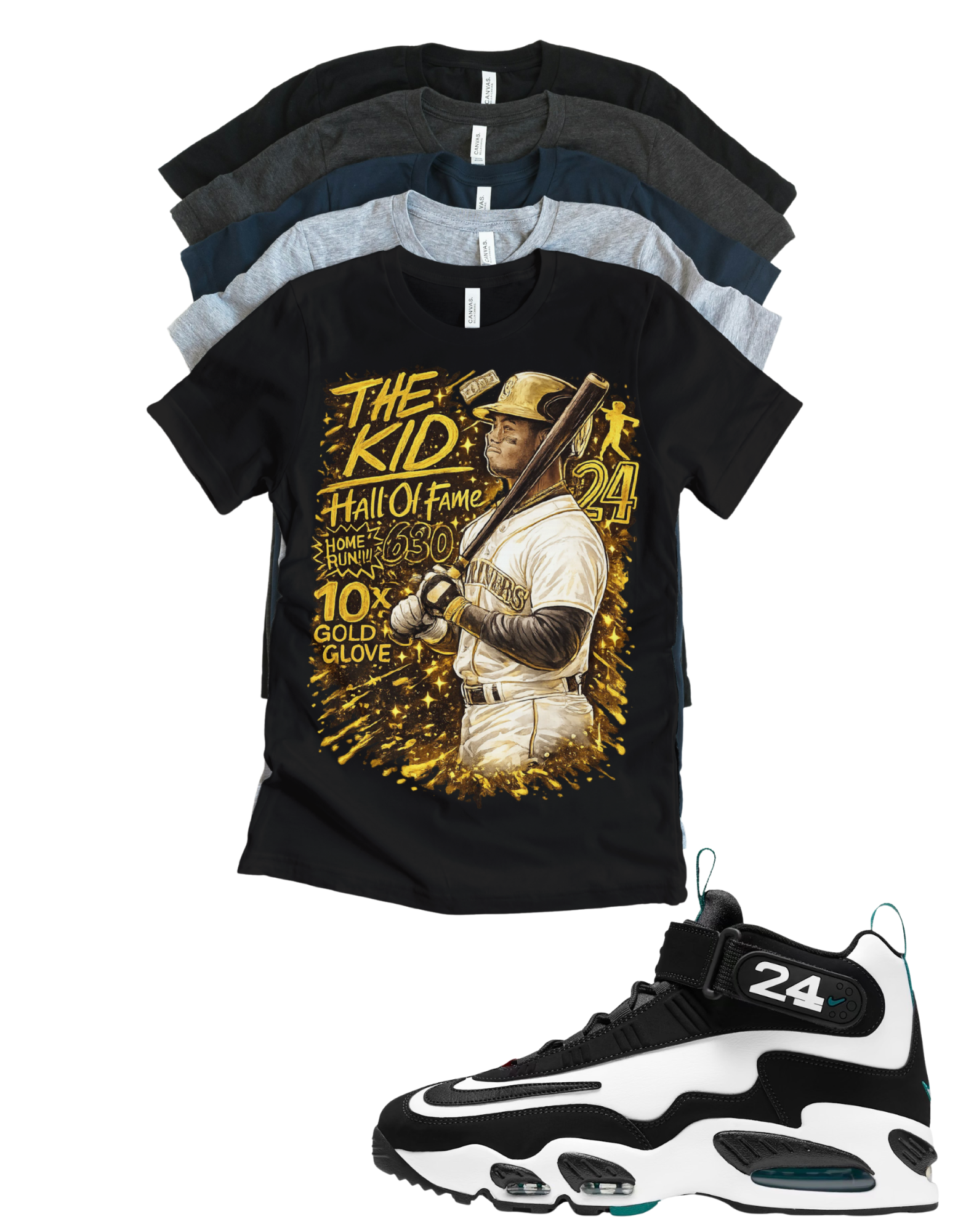 Griffey Max The Kid Matching T-Shirt – Unisex Sneaker Tee