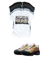OG MAX Big Bubble Max 95 Woven Multi-colorway T-Shirt – Unisex Sneaker Tee