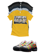 OG MAX Big Bubble Max 95 Woven Multi-colorway T-Shirt – Unisex Sneaker Tee