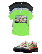 OG MAX Big Bubble Max 95 Woven Multi-colorway T-Shirt – Unisex Sneaker Tee